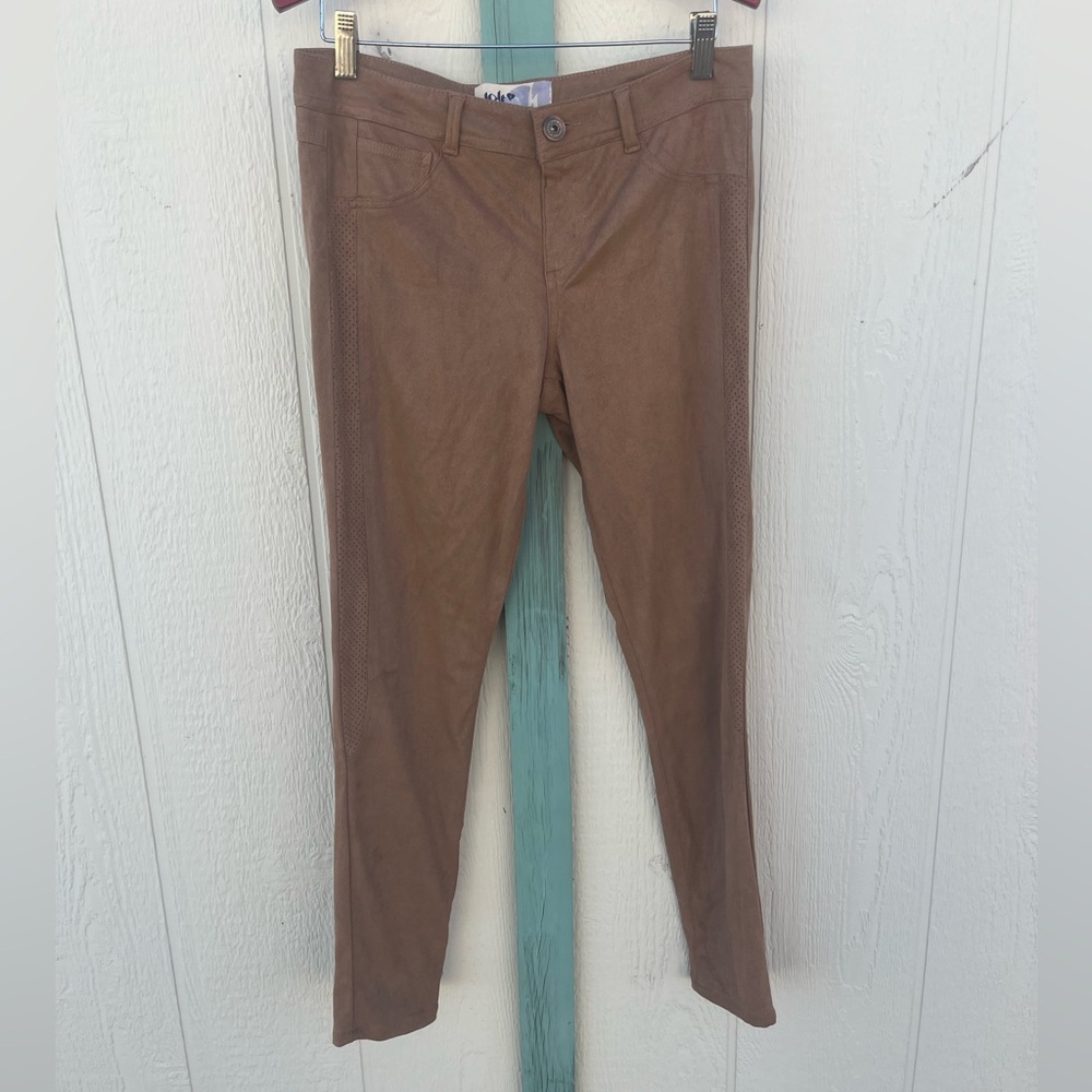 Jolt Faux Suede Pants Size 9 / Y2K Style